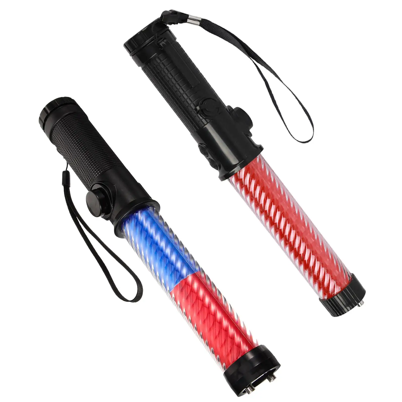 Traffic Control Wand High Performance with Lanyard Practical LED Signals Wand Traffic Control Light for Parking Guide School