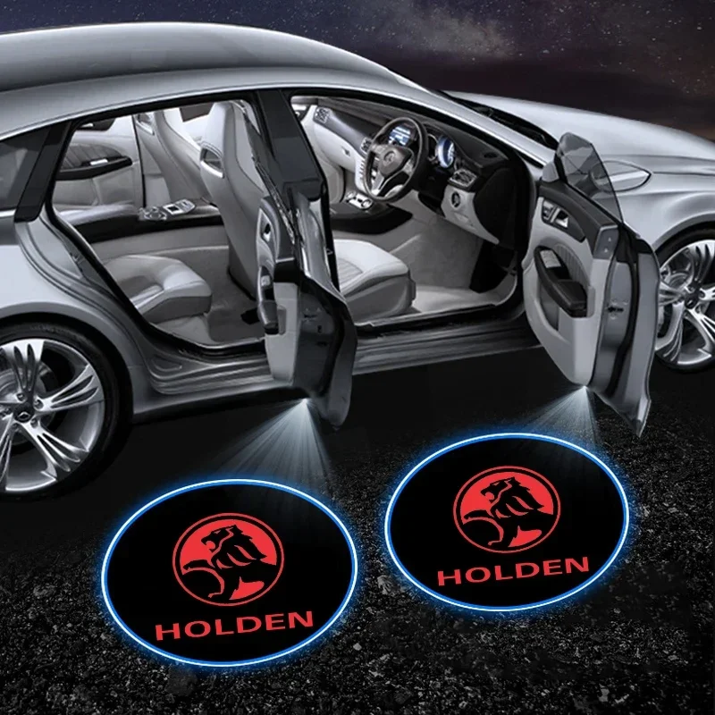 

1/2pcs LED Car Door Welcome Light Car Logo Projector Lights For Holden Captiva Commodor VZ VE Colorado Caprice VT VX VU VY HSV