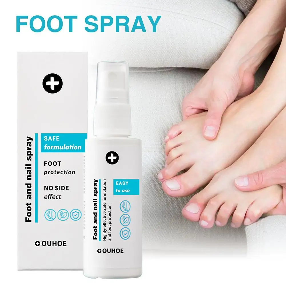 Foot Spray Foot Skin Moisturizing Anti-cracking Deodorizing Spray Nail Repairing Care Foot Care Spray Deodorizing Supplies