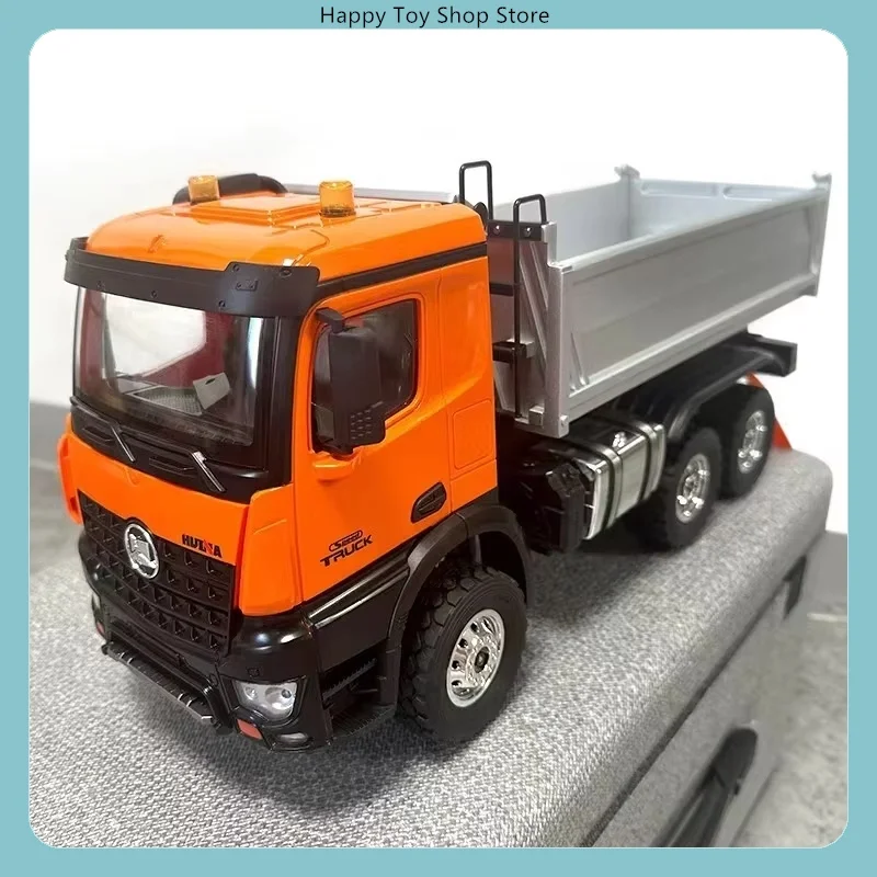 Alloy Remote Control Dumper Engineering Transport Vehicle With Light Huina 598 1 14 Scale 14 Channel