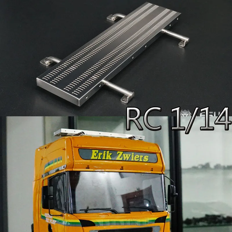 LESU Simulation Light Bracket Cab Pedal Silver G-6192 for 1/14 Tamiya RC Scania 770S Dump Truck Remote Control Toy Trailer Parts