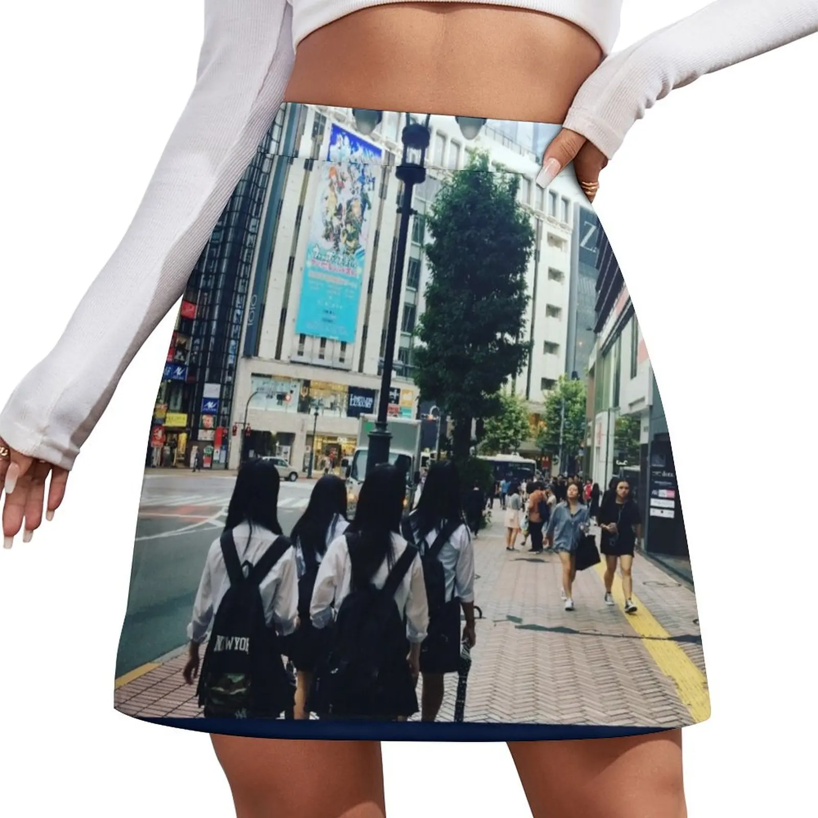 

Japanese School Girls in Shibuya Mini Skirt Female clothing skirt skirt Mini