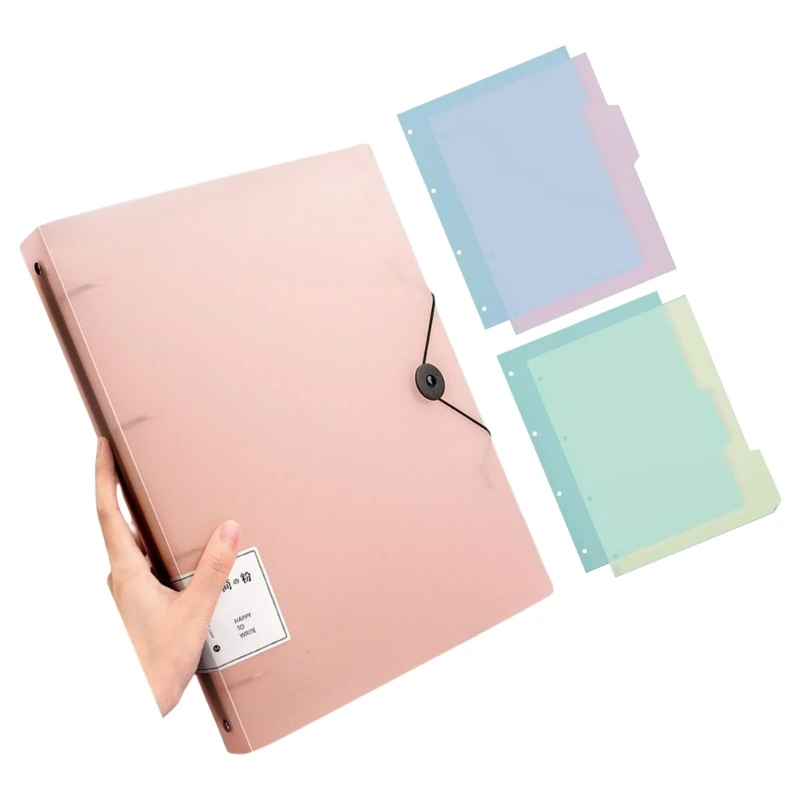 Letter Size File Folder Presentation Binder Hold up 220Sheets Document Folder Dropship