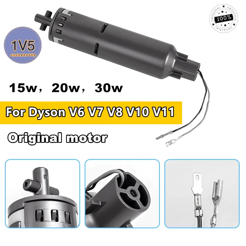 

20W 30W Soft Velvet Roller Motor For Dyson G5 V6 V7 V8 V10 V11 V12 V15 Vacuum Cleaner Soft Pile Brush Head Motor Spare Parts