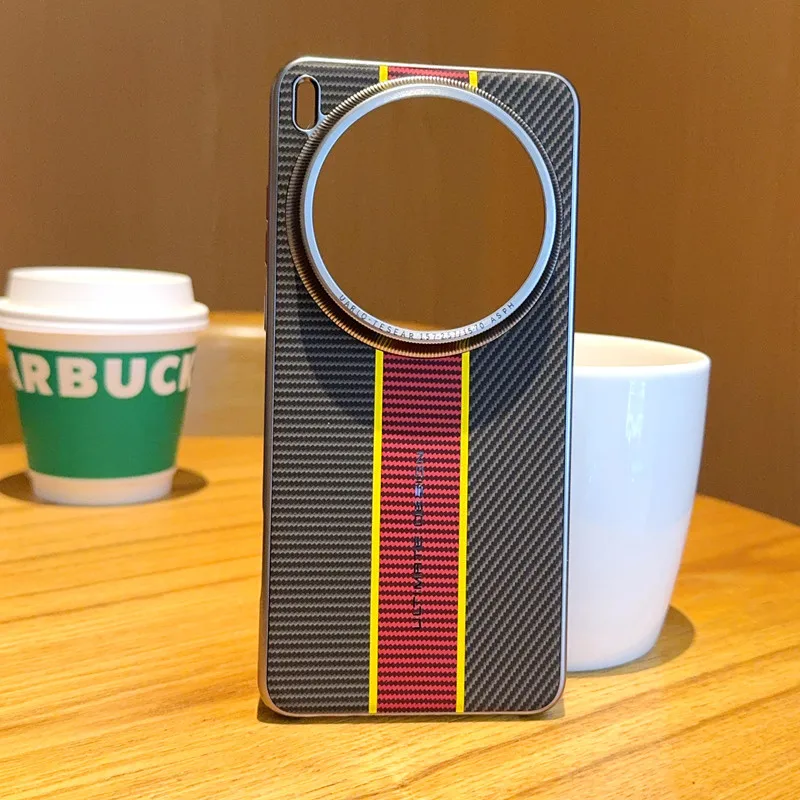 

Для VIVO X200s, X200 Ultra чехол ELVEV с волоконным узором, жесткий ПК, гальванический защитный чехол для камеры, чехол для телефона