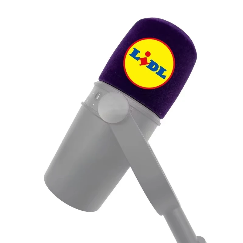 Anpassbare Logo-Schaumstoff-Mikrofonabdeckungen mit Haltering für Sh-ure MV7 MV7X MV7i MV7 Pop-Filter RK345 Windschutz-Zubehör – Detail 2