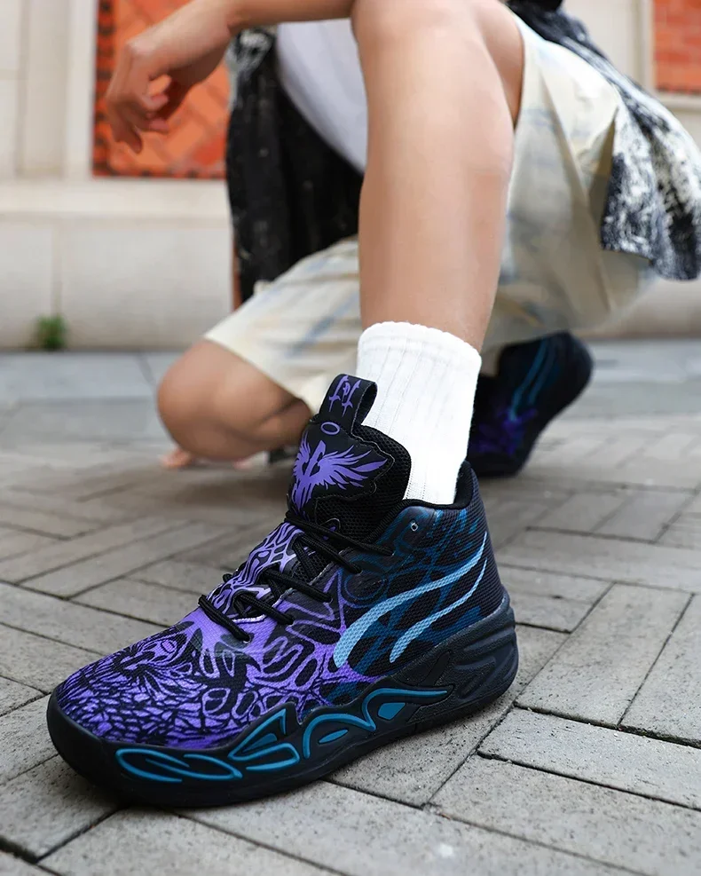 Neue Herren-Basketballschuhe, sportliche Sportschuhe, Unisex, Outdoor-Laufschuhe, leichte Trainer-Schuhe, atmungsaktive Damen-Sneaker von hoher Qualität – Detail 2