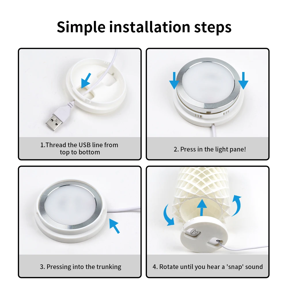 طابعة ثلاثية الأبعاد لتقوم بها بنفسك نموذج LED مجموعة مصابيح 001 لمختبر بامبو A1/A1mini/P1S/P1P/X1C USB أبيض/بارد/ضوء دافئ لمختبر بامبو LED طقم مصابيح