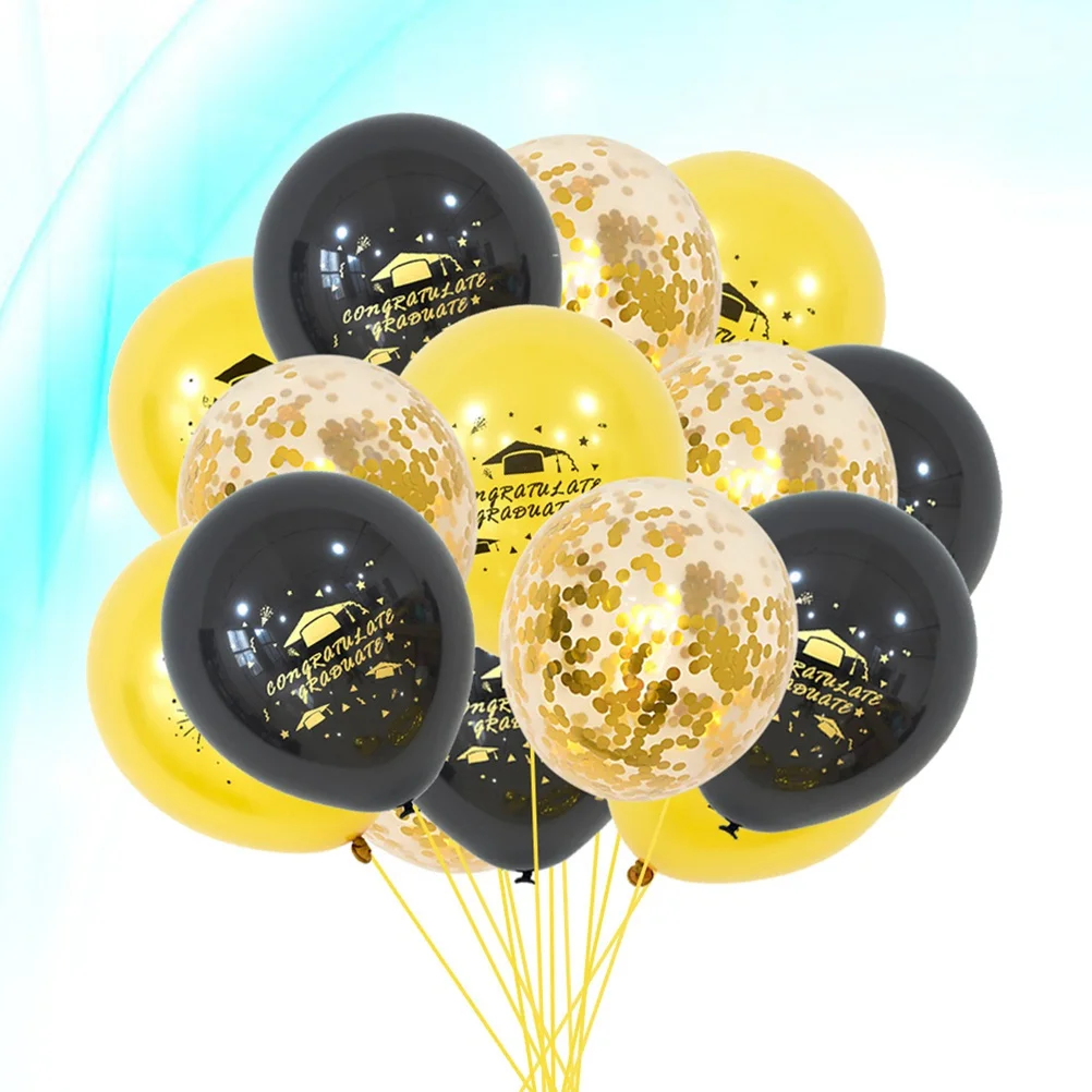 

15pcs Graduation Party Set Latex Foil Balloon Decoration Ceremony Star Shaped Balloons For Graduation Decoration Balloons Party