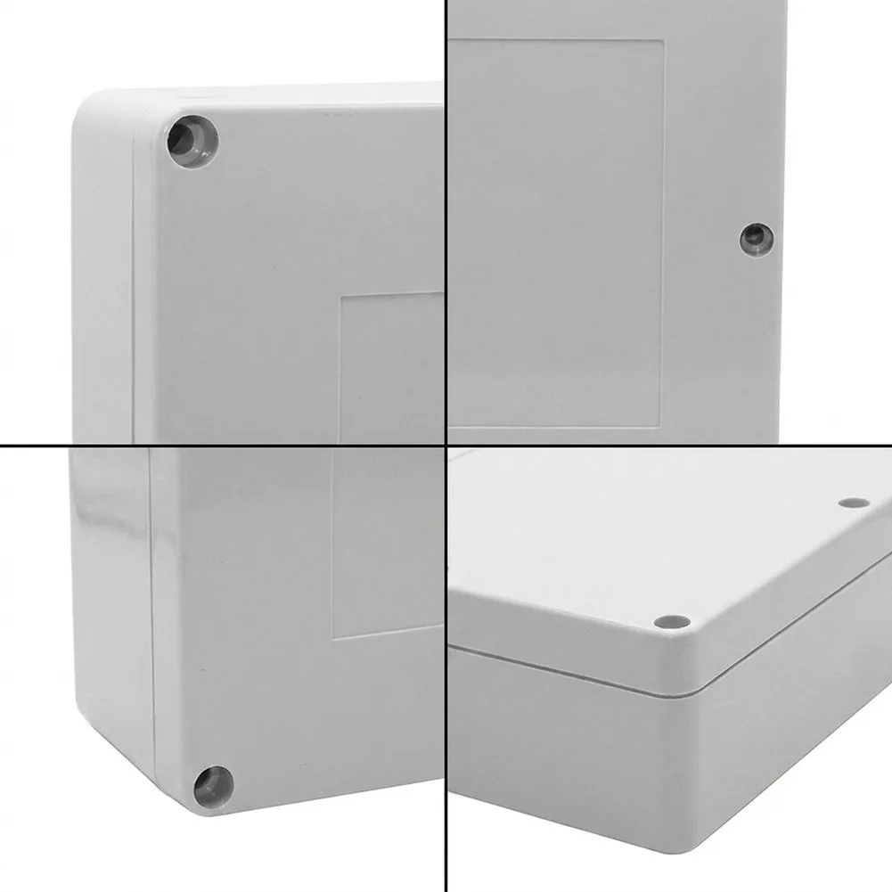 320x240x110mm Waterproof Junction Box, ABS Construction With Dual Sealing Rings, Dustproof For Outdoor Supply Boxes