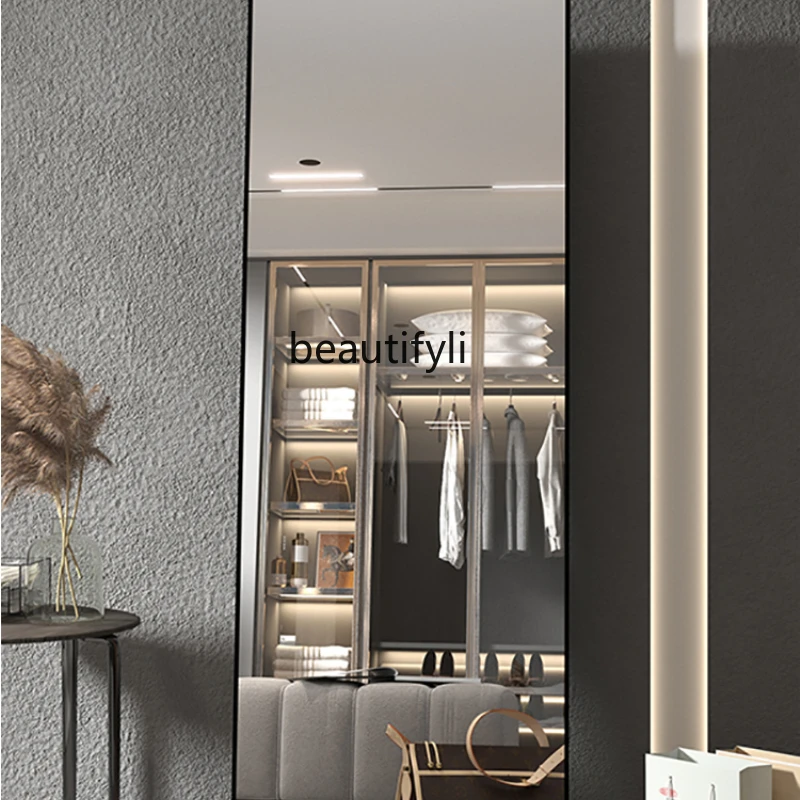 CXH Bedroom Living Room Entrance Men's Special Three-Dimensional Cloakroom Fitting Mirror