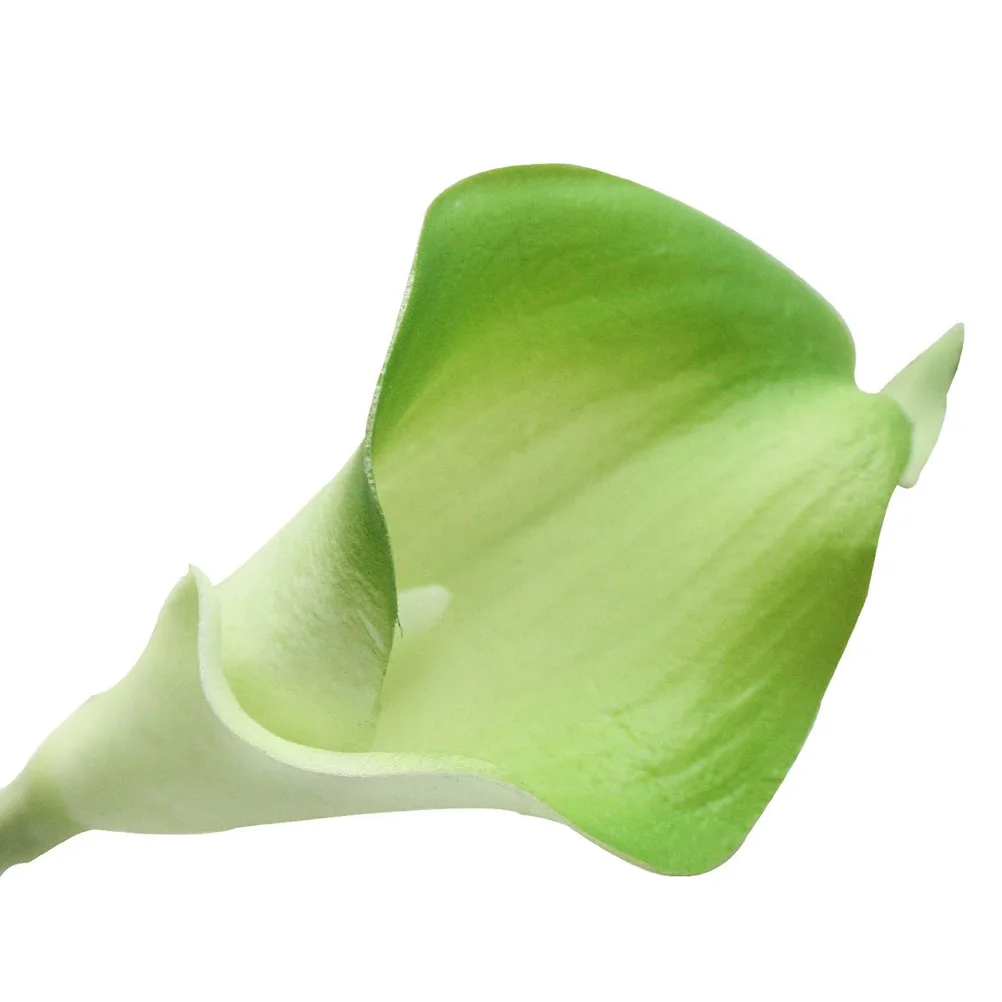 

10pcs Lifelike Pu Flowers Green Bridal Wedding Bouquets 35Cm Wedding Bridal Bouquet Decor Party Home