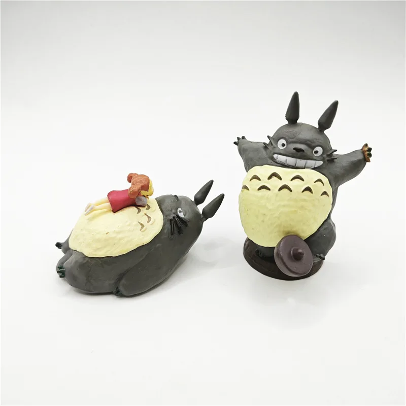 My Neighbor Totoro Anime Peripheral 6pcs Totoro Surprise Blind Box Desktop Ornament Figure Birthday Gift Toy Figures Model