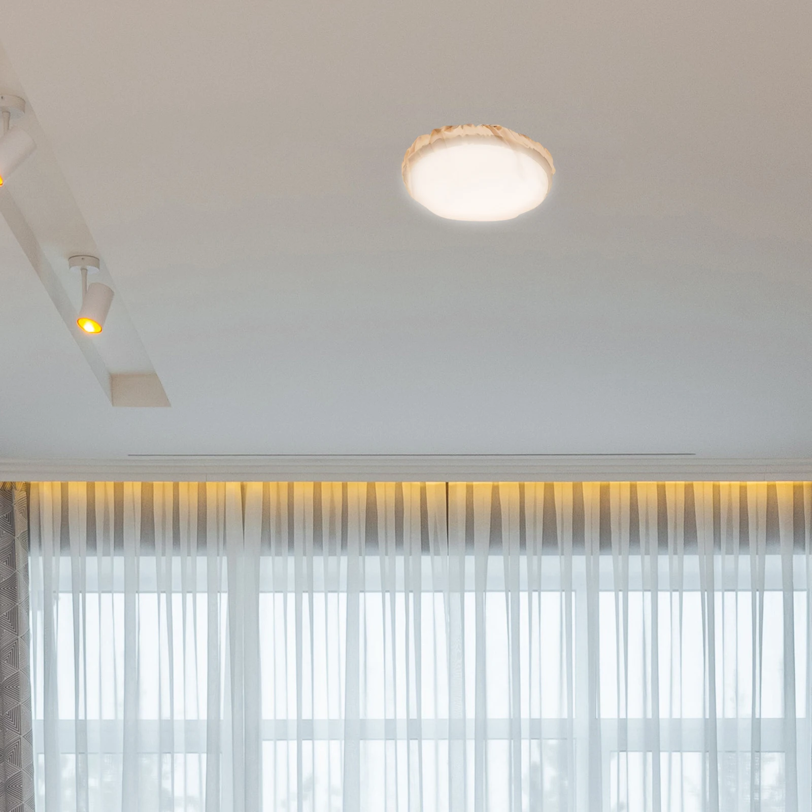 

Ch Lamp Shades Hanging Parts Pendant Material Replacement Covers Anti Glare Lampshade For Bulb Vintage Bedroom Living Room