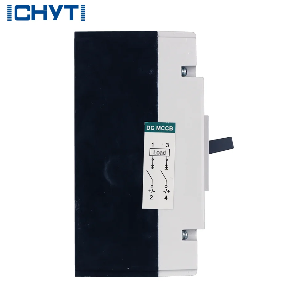 2 قطعة 2024 جديد قطاع دارة لوحات تيار مستمر قطاع دارة 250a 2p MCCB لبطارية 48 فولت #4