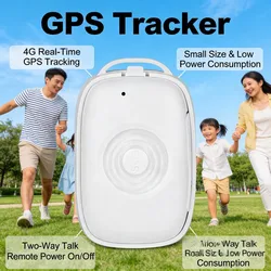 Anti-Loss GPS Tracker para idosos e crianças, 4G, localizador de chamadas, LTE, 2 vias