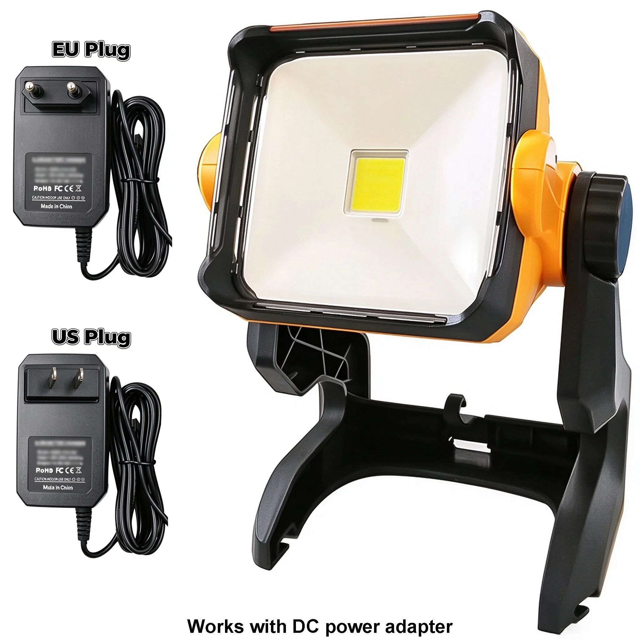 20W 2800 Lumins LED Working Lamp Light For Dewalt For Makita For Porter Cable For Black Decker For Ryobi 18V 20V Lithium Battery
