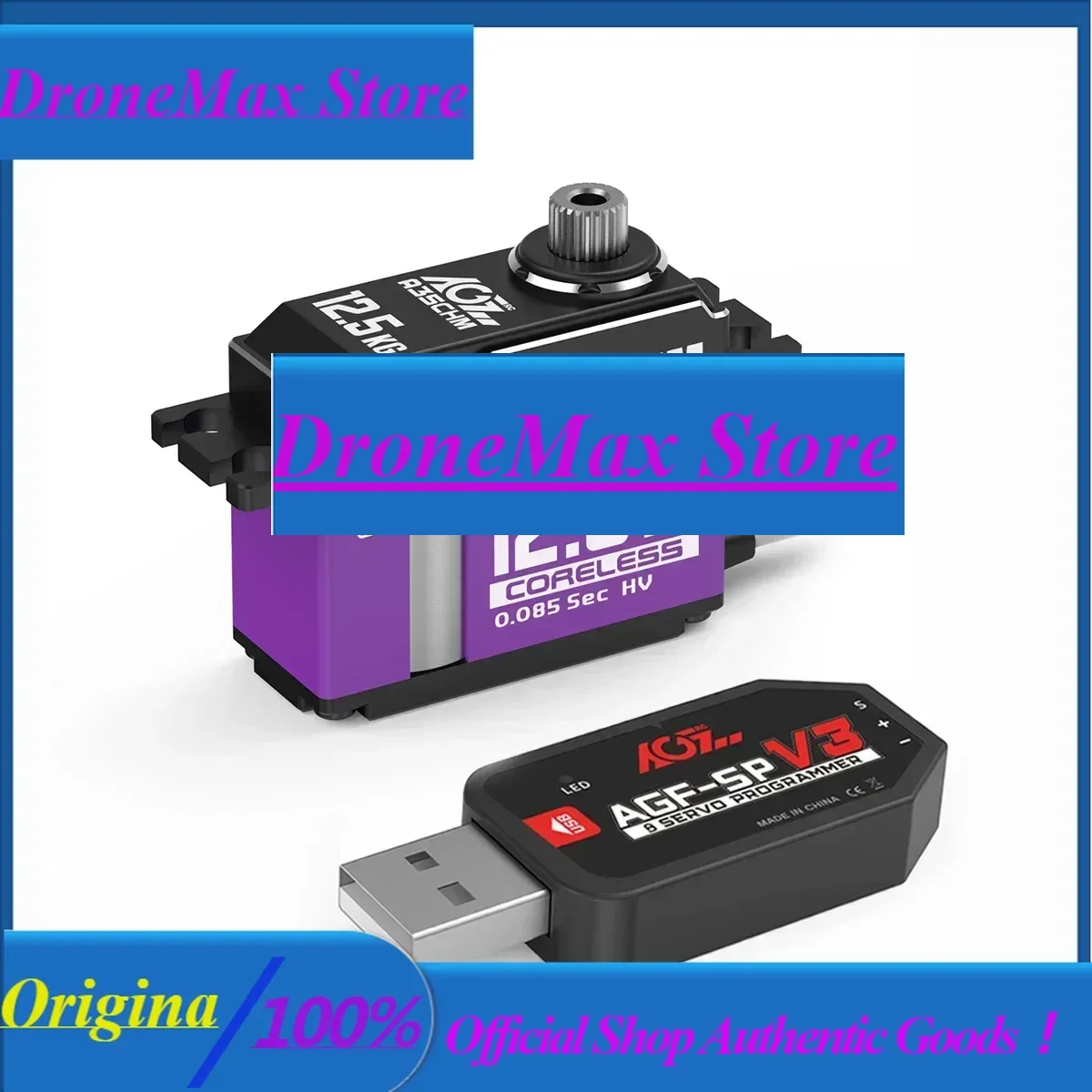 DrMasAGFRC A35BHL A35CHM A35BHM 16KG 12.5KG 8.5KG High Torque Speed HV Programmable Brushless Coreless Servo For RC Helicopter C