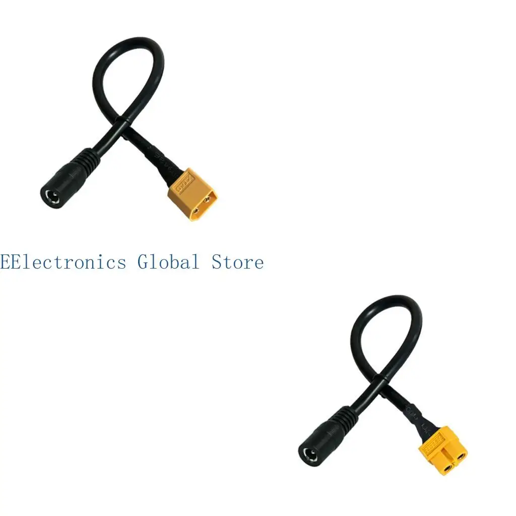 462B 25/100Cm Battery to Monitor Power Cable with Female/Male Output
