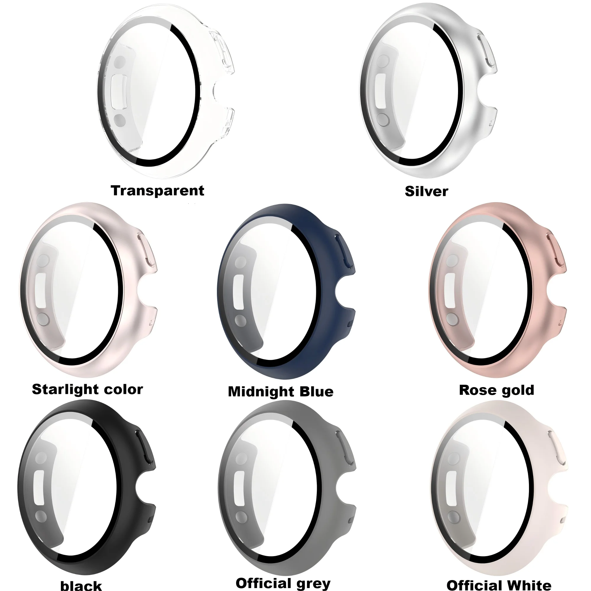 Etui na Google Pixel Watch 4, obudowa ze szkła hartowanego na Google Pixel Watch4 41mm 45mm, osłona ochronna na zegarek