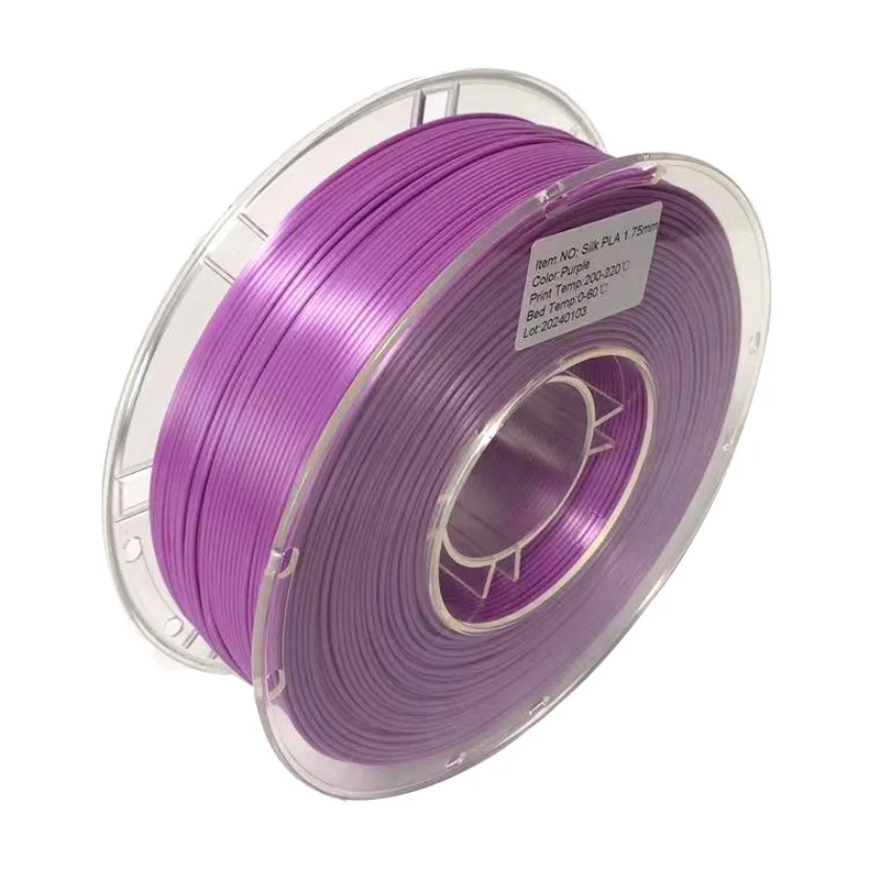 1 كجم خيوط طابعة حريرية ثلاثية الأبعاد 1.75 مللي متر حرير PLA مستهلكات طباعة ثلاثية الأبعاد حرير مثل خيوط طابعة ثلاثية الأبعاد #5