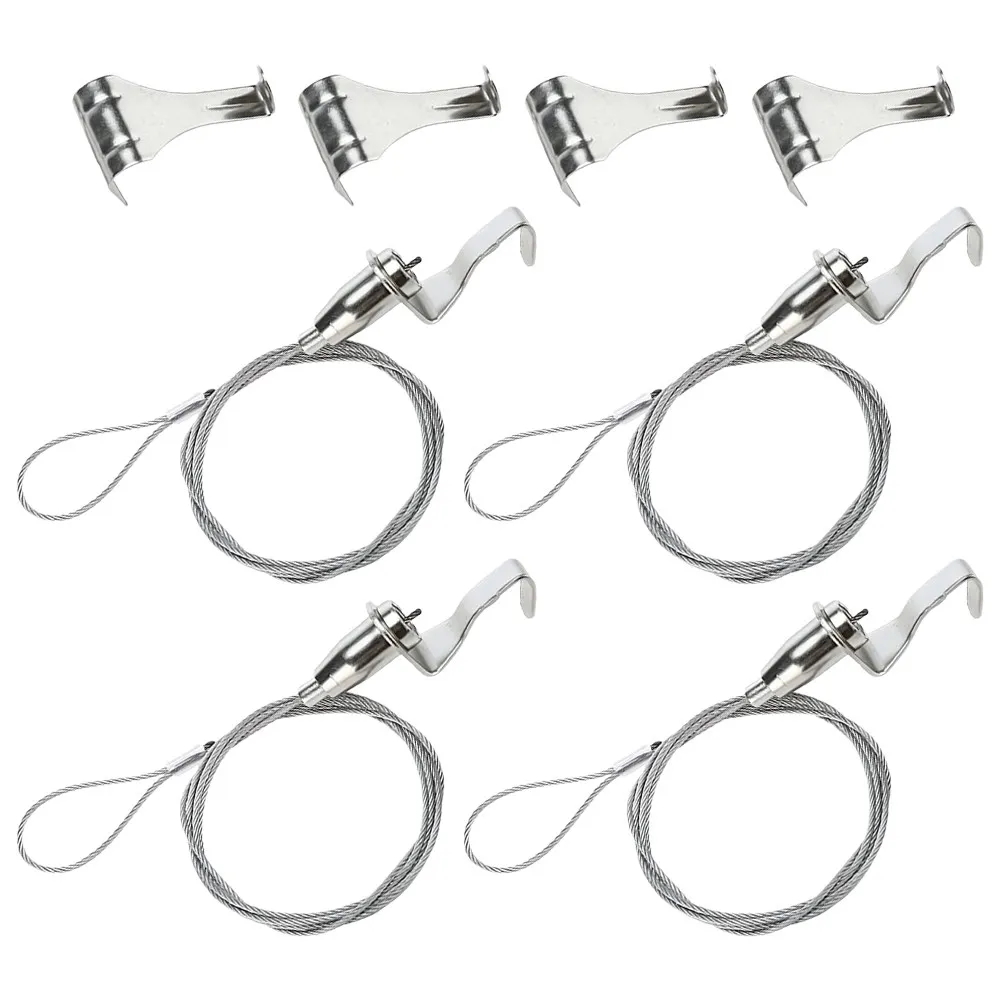 4Sets Heavy Duty Picture Hanging Cord Rope for Frames Mirrors Canvas Art DIY Wall Decor Studio Office Gallery Use Picture Frame