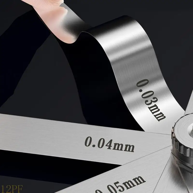 12PF Steel Feeler Gauge Corrosion Resistant Feeler Measurement Tool for Precise Tasks