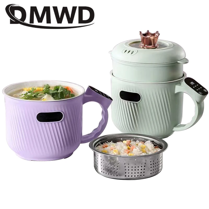 Low Sugar Rice Cooker Electric Noodles Skillet Cup Eggs Omelet Frying Pan Porridge Soup Stew Cooking Hot Pot Warmer Food Steamer