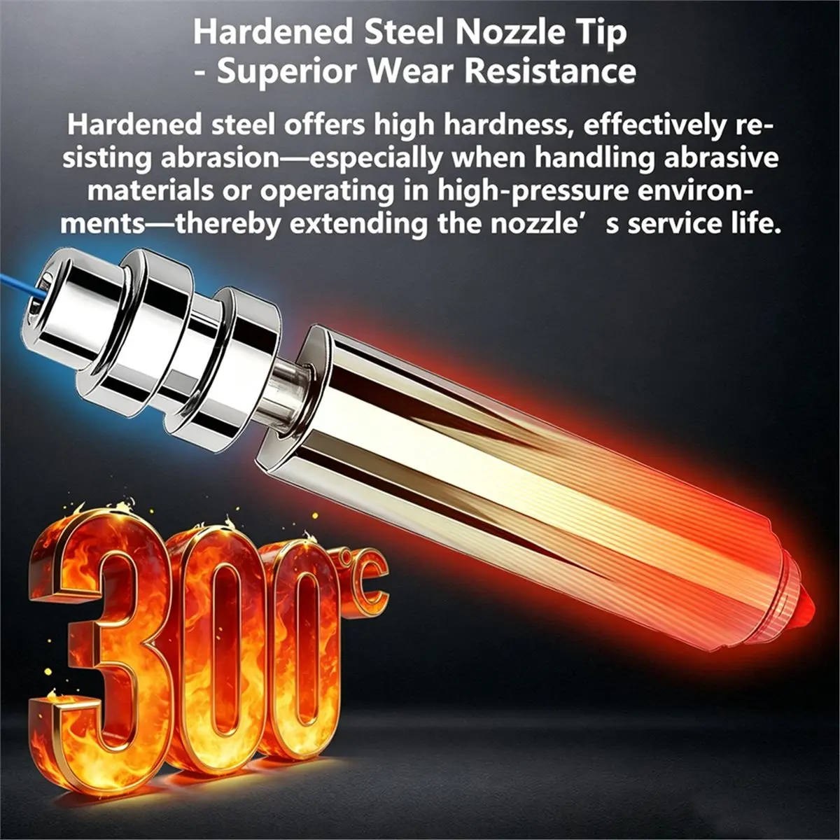 For 4 X Nozzle Quick-Detachable Hotend Assembly with Integrated Hardened Steel Print Head