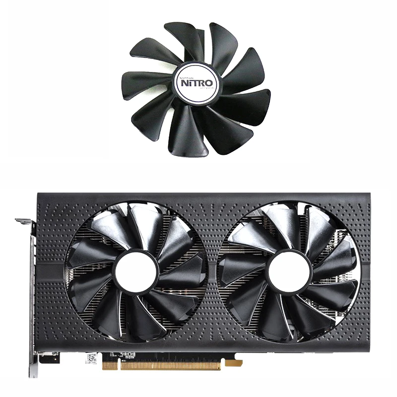 Radcooler kipas untuk Radeon RX 470 480 580 570 NITRO edisi pertambangan RX580 RX480 kartu Video Gaming kipas pendingin