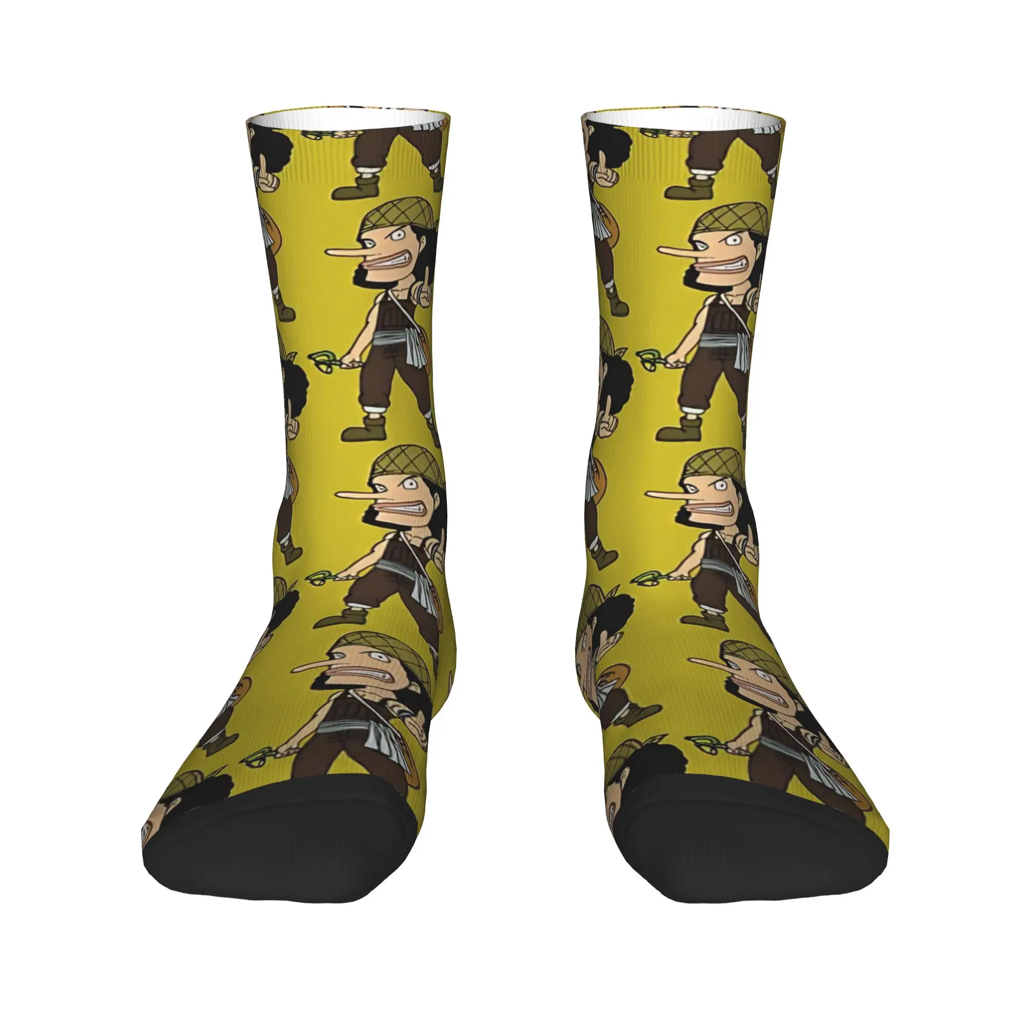 Women Men Socks Ones Usopp Syrup Village Pices  Stockings Anti Sweat Breathable Socks Winter Gothic Custom Skateboard Socks