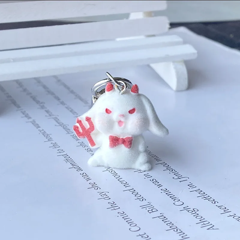 Portachiavi floccato di Natale Portachiavi con pupazzo di neve di Natale di Babbo Natale Portachiavi di Natale carino Regalo per bambini Animali di peluche Giocattoli