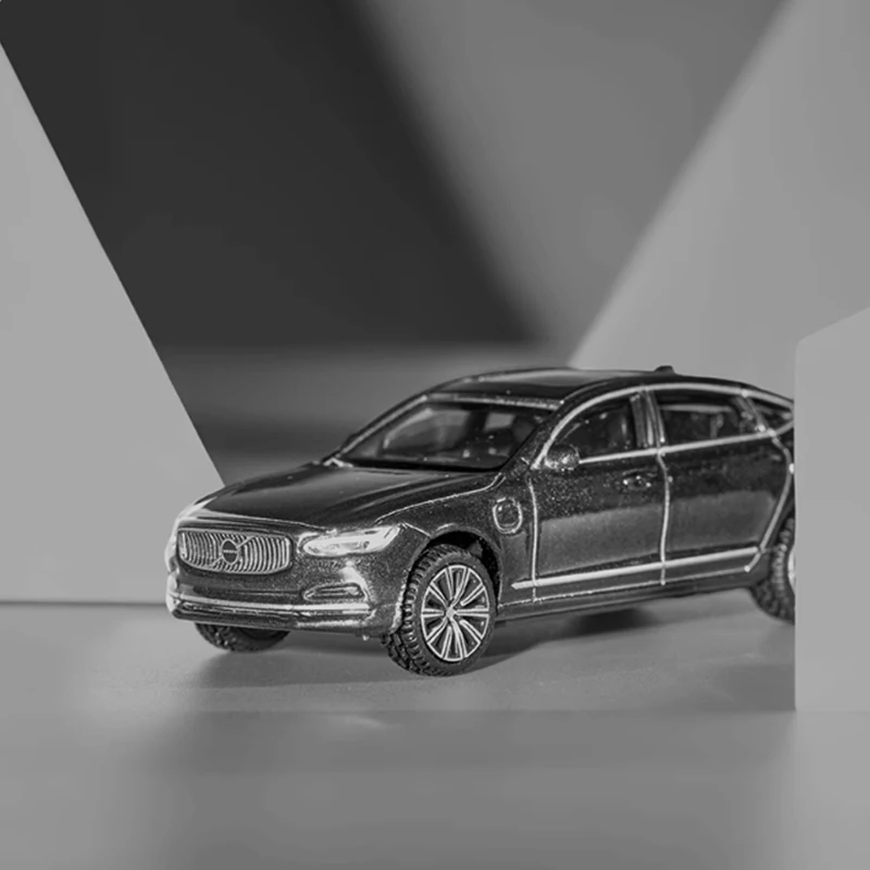 دييكاست 1:64 مقياس S90 سبيكة سيارة نموذج مجموعة ثابتة زينت هدايا العيد اللعب