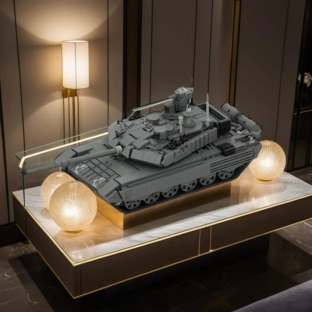 

1380 Pcs T-90 MS V2 Tank 1:35 Scale Russian Main Battle Tank Custom MOC diy Education Model Building Blocks Birthday Toys Gift