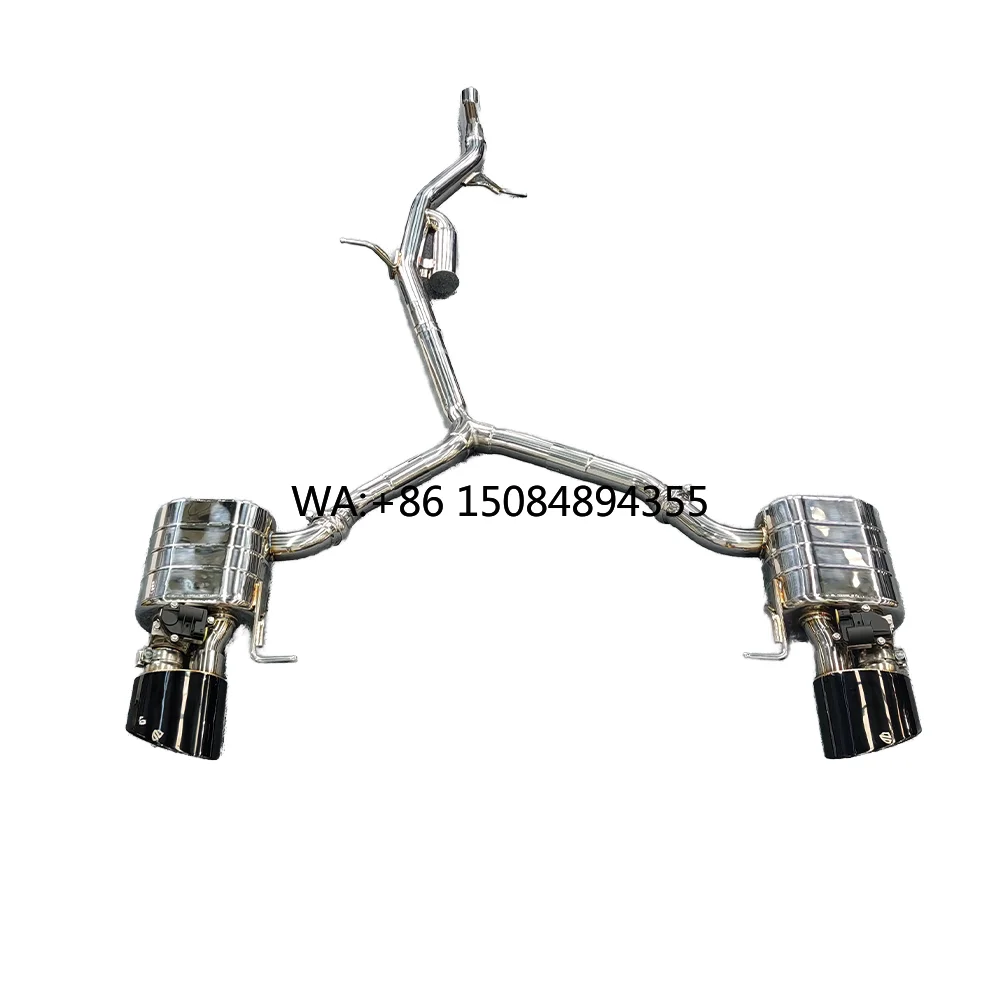 

High Performance Exhaust Catback for A4 A5 Valve with Muffler Car Accessories Valvetronic Remote Control SS304 Stainless Steel