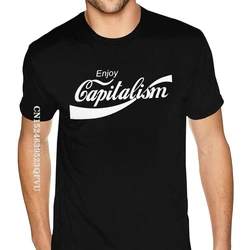 Limited Enjoy Capitalism T Shirt Funny Parody T Karl Marx T Shirt Oversized T Shirt Man Gothic Style Anime Tshirt Discount