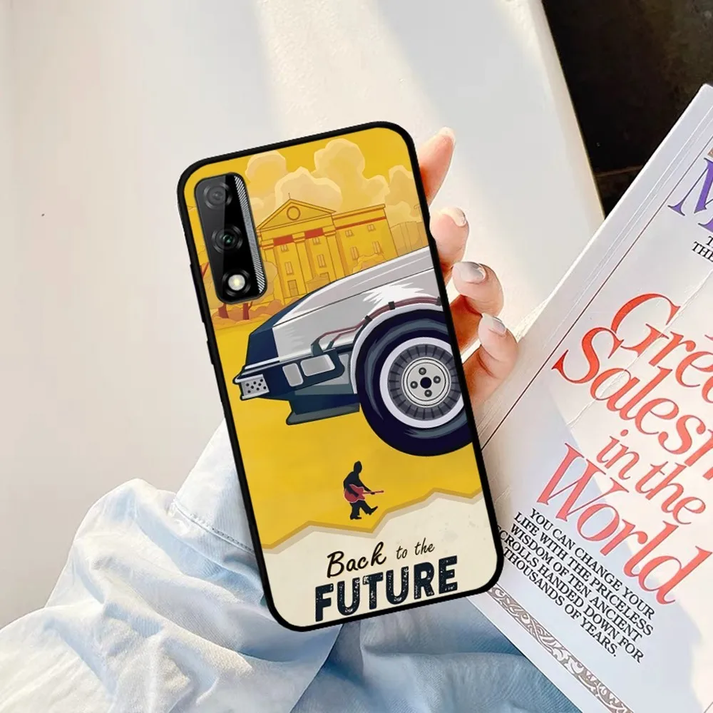 B-Back To The F-Future Phone Case For Huawei Y9 6 7 5 Prime Enjoy 7s 7 8 Plus 7a 9e 9plus 8E Lite Psmart Shell