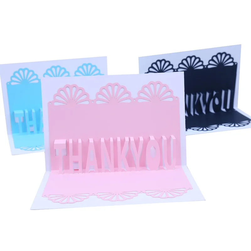 3D Pop Up Thank You Card with Envelope for All Occasions, Blessing Card, Thinking of You, Birthday Gift, Sympathy Card