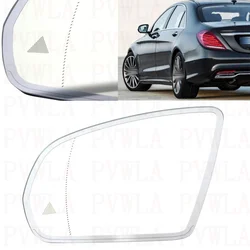 Left Side Heated Blind Line Blind Spot Auto Dimming Mirror Glass For Benz W205 A205 C205 V205 S205 W257 W213 C238 W253 2013-2019