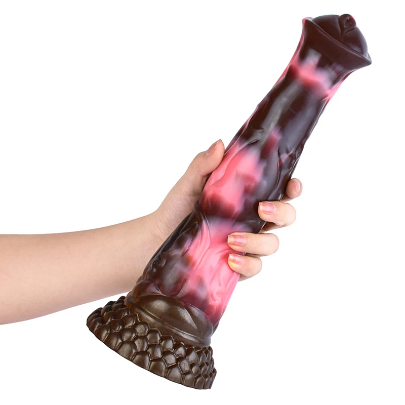 28.5*6.4cm Soft Silicone Large Horse Dildo Realistic Animal Penis Fake Dick Anal Women Masturbator Sex Toys for Ass Masturbation