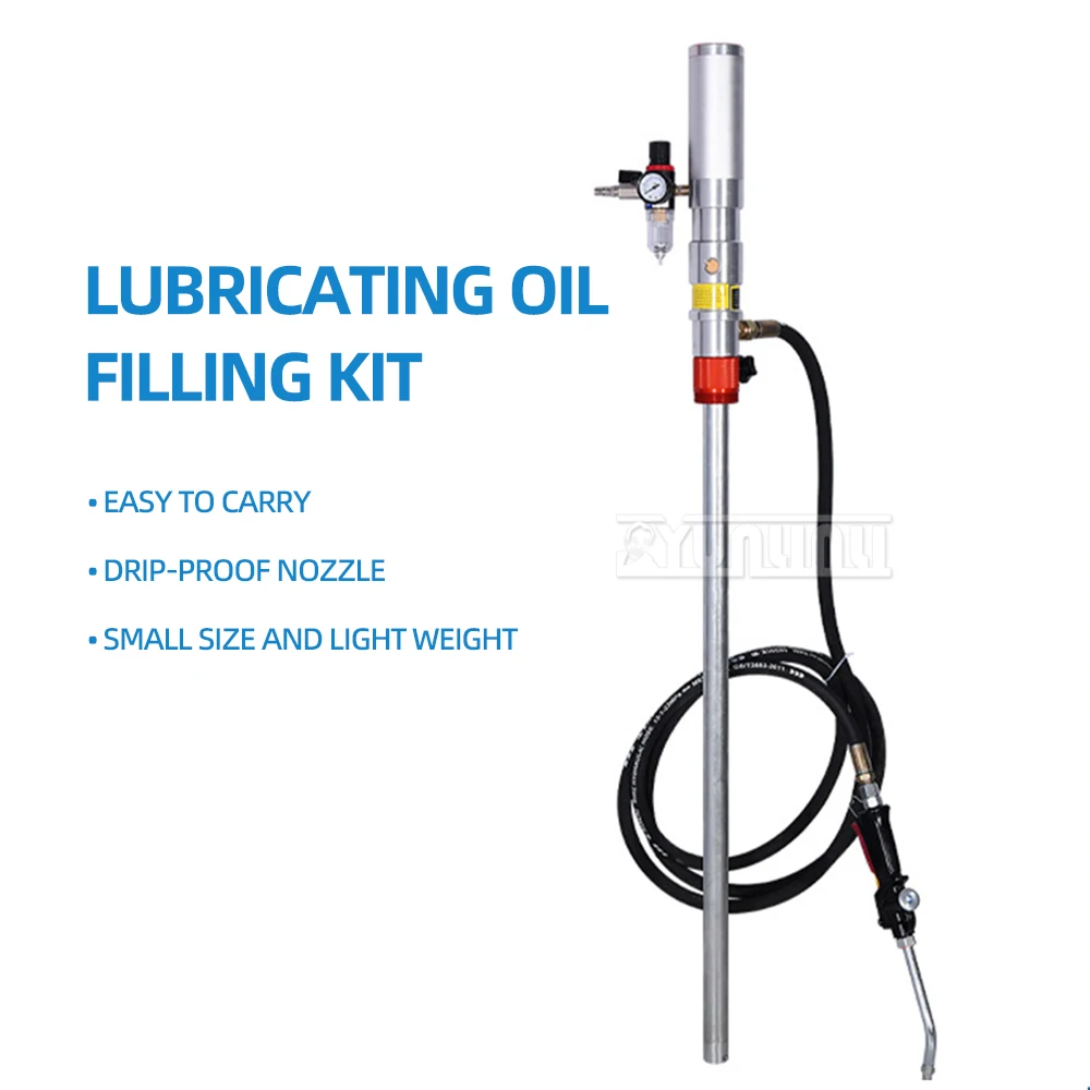 Oil Refueling Gun Lubricating Oil Plunger Filling Machine Pneumatic Oil Drum Pump