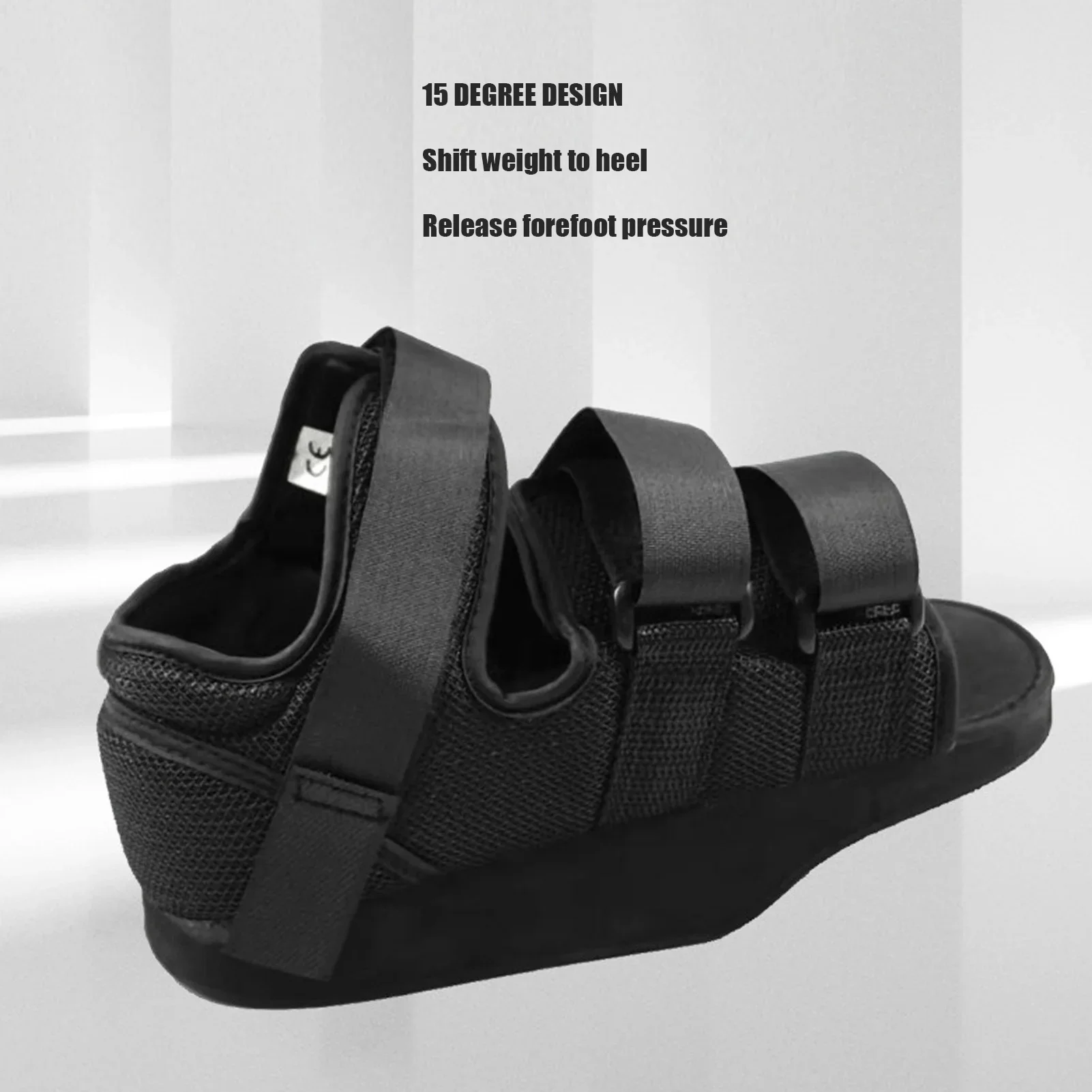 Gypsum Shoes Off Loading Heel Relief Lightweight Orthopedic Foot Brace for Diabeti Ulcer Toe Surgery Metatarsalgia Healing Shoe