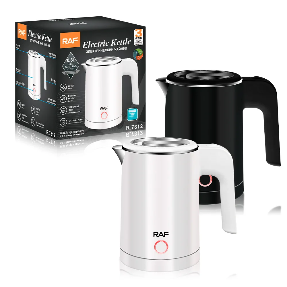 Travel Electric Kettle Tea Coffee 0.8L Stainless Steel Portable Water Boiler Pot For Hotel Family Trip Kitchen Smart Kettle Pot