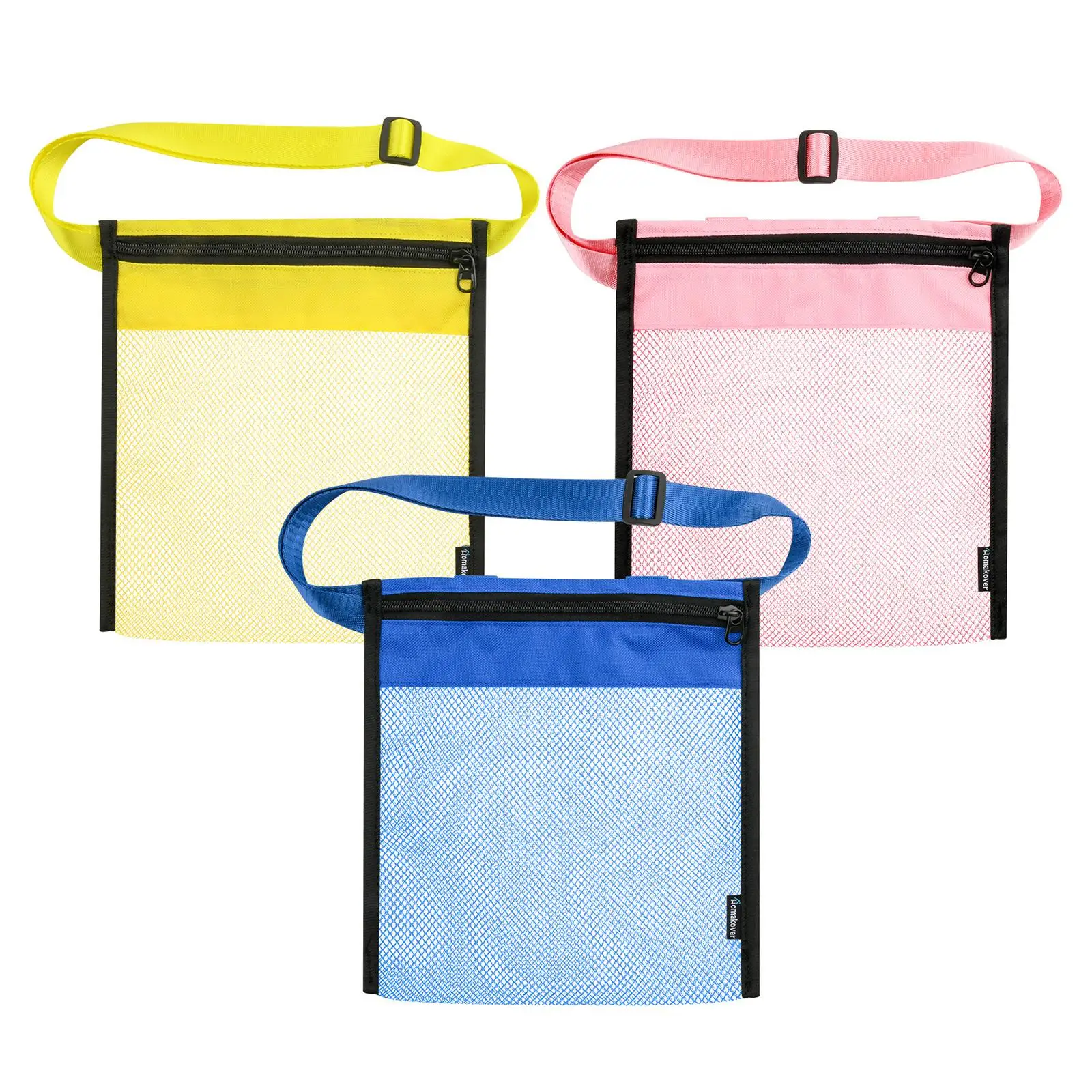 Mesh Beach Tote shell Bag Mesh Beach Sand Toy Totes for Storage Shell Collecting Fruit Vegetable Boys and Girls Snacks or Toys