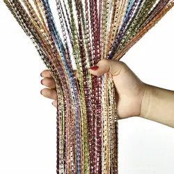 100x200CM Door Windows Hanging Beaded Decors Curtain String Summer Tassel Panel Curtains Door Home Decor cortinas