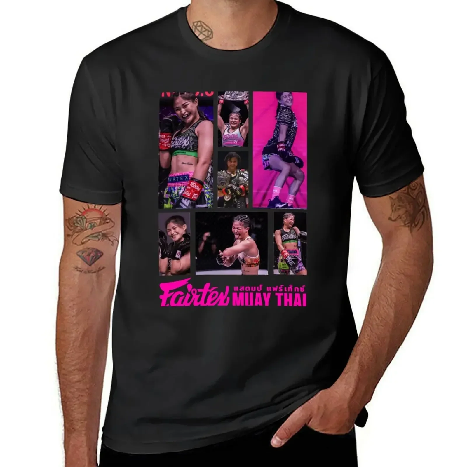 

Stamp Fairtex Muay Thai MMA T-shirt Aesthetic clothing hippie clothes oversized t shirts for men 2025 new model
