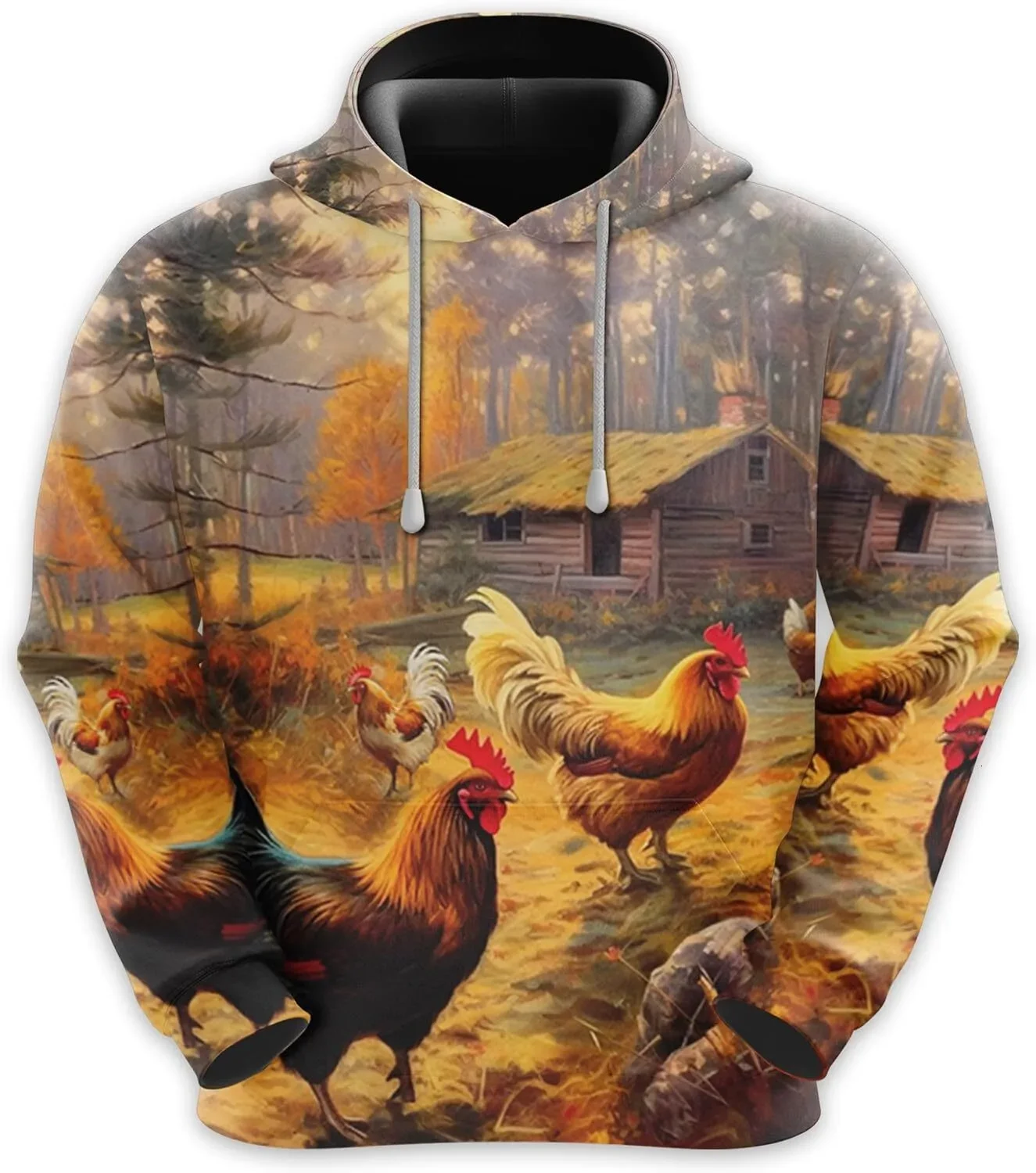 

Мужские худи с 3D-принтом петуха, толстовки с принтом курицы, высококачественные спортивные худи для мужчин и женщин, оверсайз, одежда в стиле Харадзюку