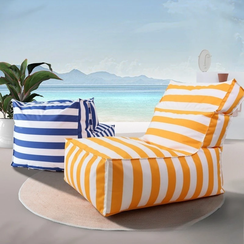 Outdoor sofa waterproof camping beach party music festival recliner back seat