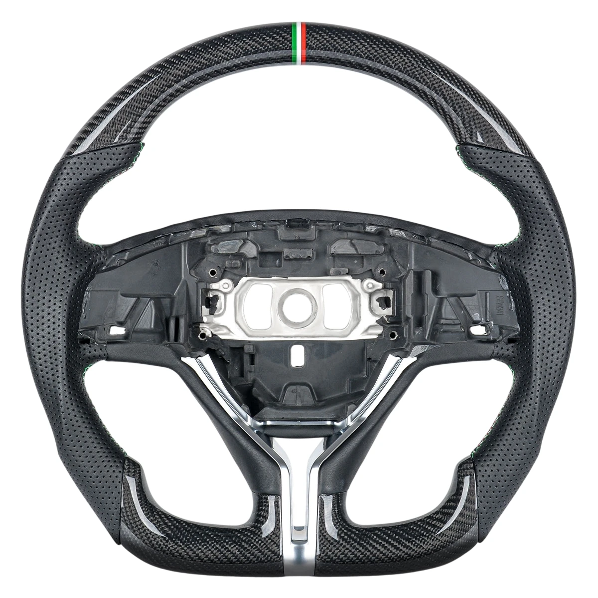 

Real Carbon Fiber Perforated Leather Steering Wheel For Maserati Levante Quattroporte Ghibli 2013 2014 2015 2016 2017 2018-2020