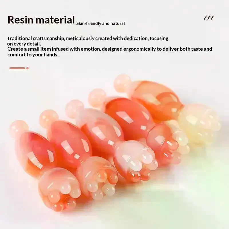 1 Massager Facial Therapy Tool Resin Scraping Facial Skin Care Massage Stick Smooth Facial Massage Tool